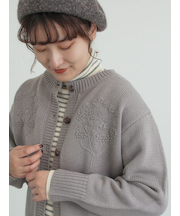 ◎刺繍カーディガン