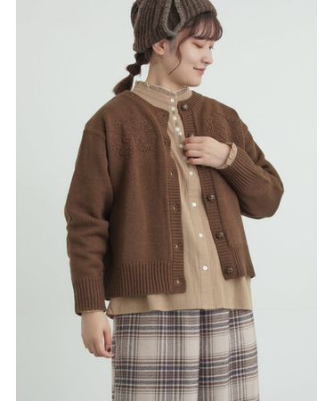 ◎刺繍カーディガン