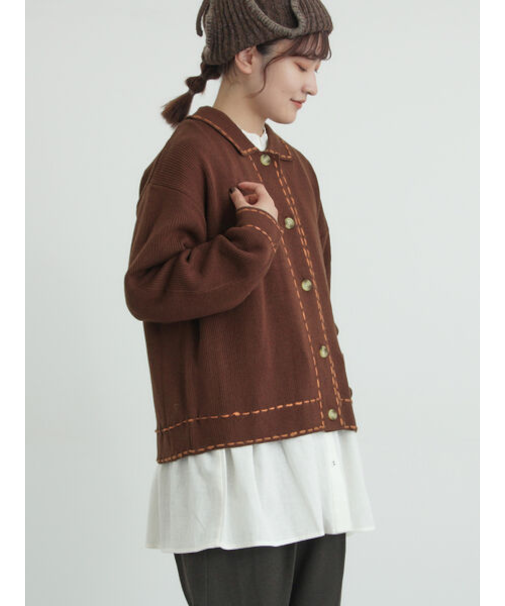 ◎ステッチカーディガン