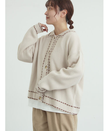 ◎ステッチカーディガン