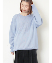 裏起毛ロゴ刺繍スウェット