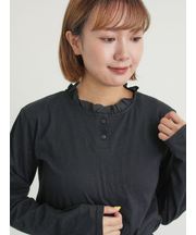 ◎襟フリルカットソー