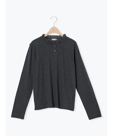 ◎襟フリルカットソー