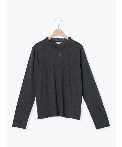 ◎襟フリルカットソー