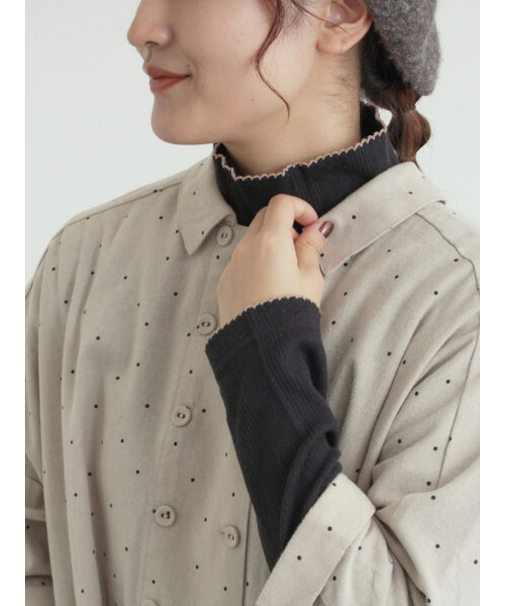 パターンメッシュタートルインナー