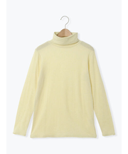 【吸湿発熱】ベア天無地タートルネックインナー