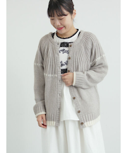 ラウンド切替ステッチ前後2WAYニット