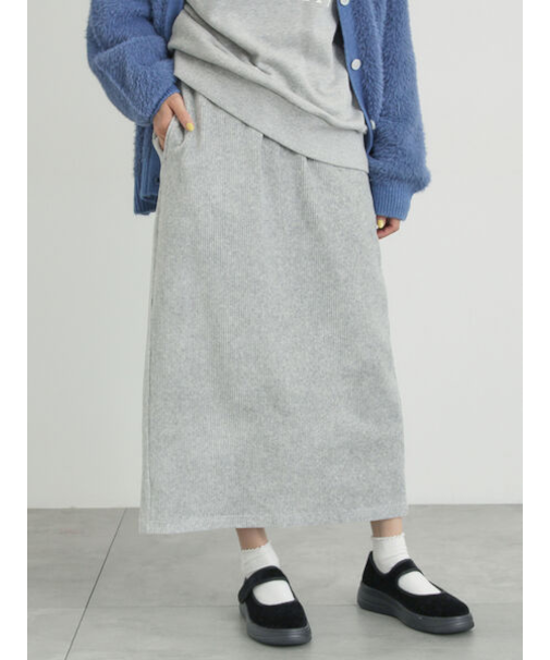 カットコーデュロイナロースカート