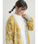 無地・花柄シャギーVネックカーディガン