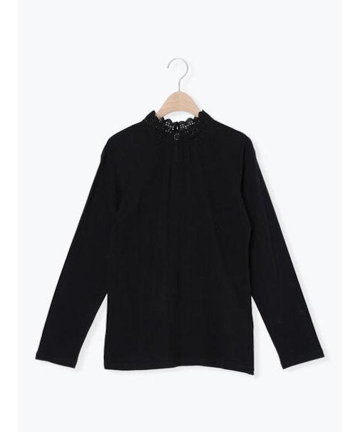 【保温加工】衿レーススタンドネックインナー