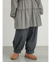 【帯電防止裏地】ヘリンボーンバルーンパンツ《M/Lサイズ》