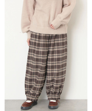 【帯電防止裏地】ヘリンボーンバルーンパンツ《M/Lサイズ》