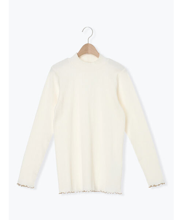 リブハイネックインナー