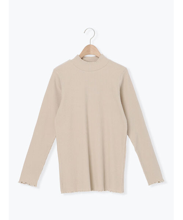 リブハイネックインナー