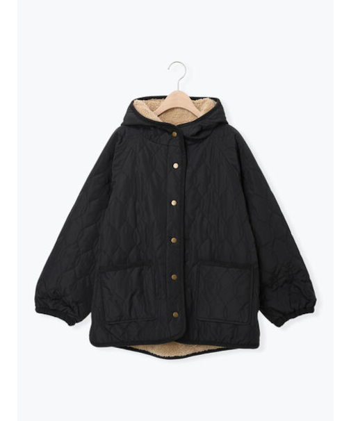 リバーシブルボアブルゾン