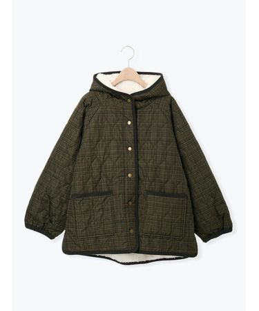 リバーシブルボアブルゾン