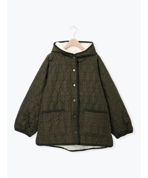 リバーシブルボアブルゾン