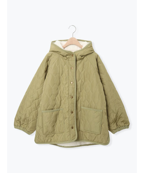 リバーシブルボアブルゾン