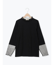 ドットチュール切り替えカットソー