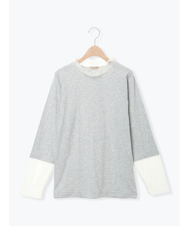 ドットチュール切り替えカットソー