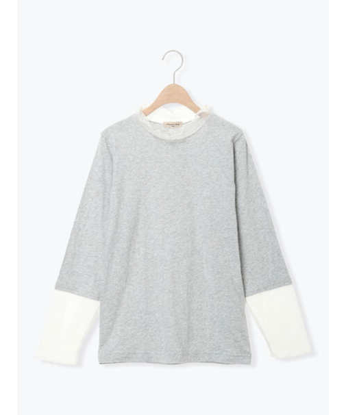 ドットチュール切り替えカットソー