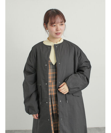 中綿ロングコート