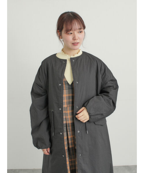 中綿ロングコート