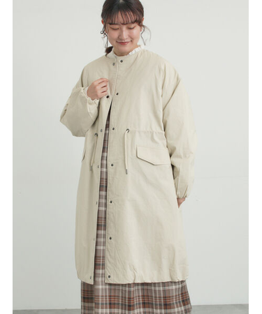 中綿ロングコート