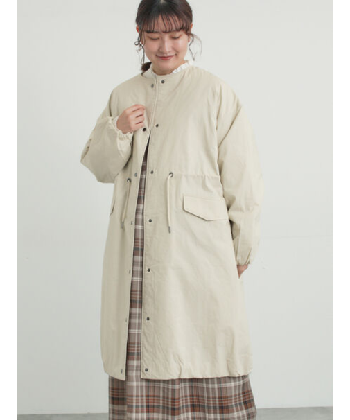 中綿ロングコート