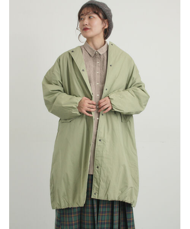 中綿ロングコート