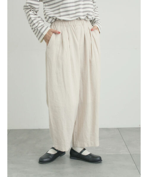 【Cross×Linen】ふんわりパンツ