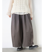 【M/Lサイズ】タックワイドパンツ