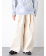 【M/Lサイズ】タックワイドパンツ