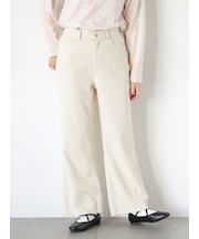【オーガニックコットン】デニムフレアパンツ