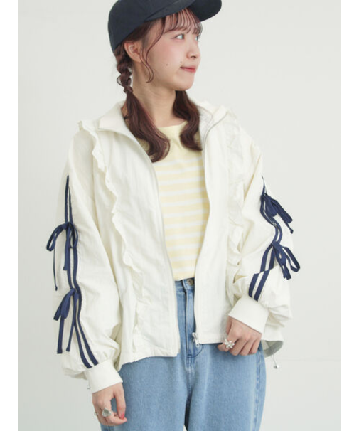 フリルトラックジャケット