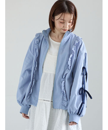 フリルトラックジャケット