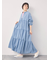【オーガニックコットン】デニムティアードワンピース