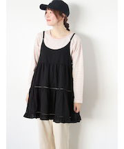 はしごレースティアードキャミチュニック