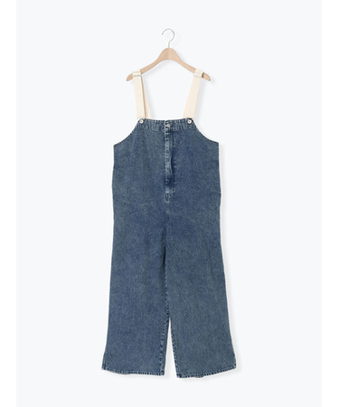 【オーガニックコットン】デニムサロペット