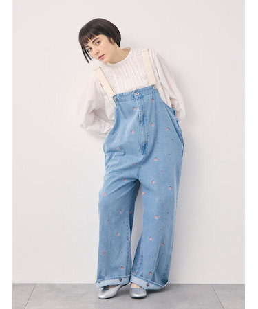 【オーガニックコットン】デニムサロペット