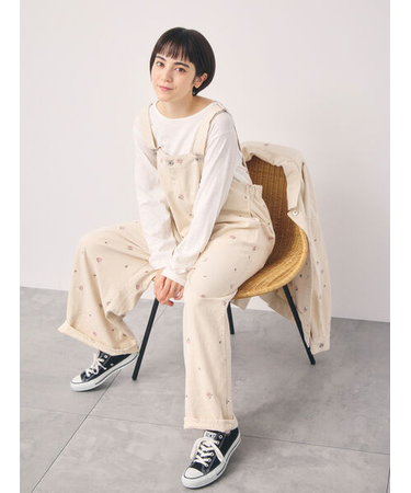 【オーガニックコットン】デニムサロペット