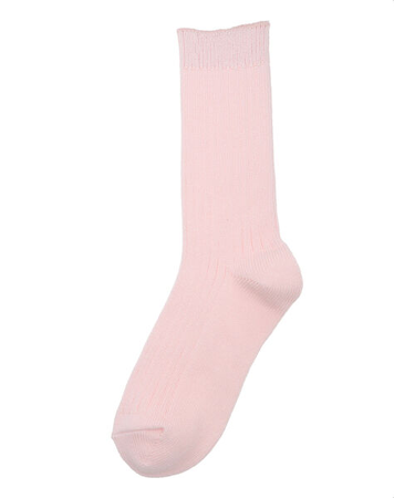 リネン混リブソックス