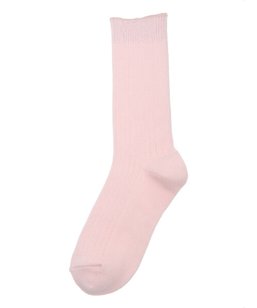 リネン混リブソックス