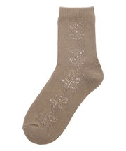 お花透かし編みソックス