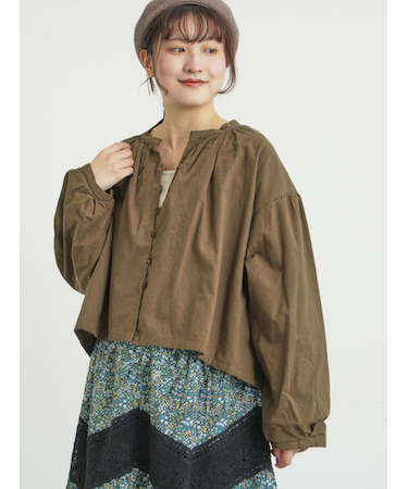 ショートギャザージャケット