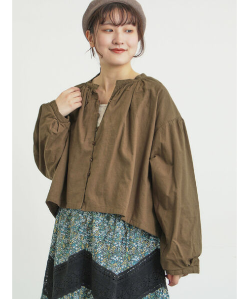 ショートギャザージャケット