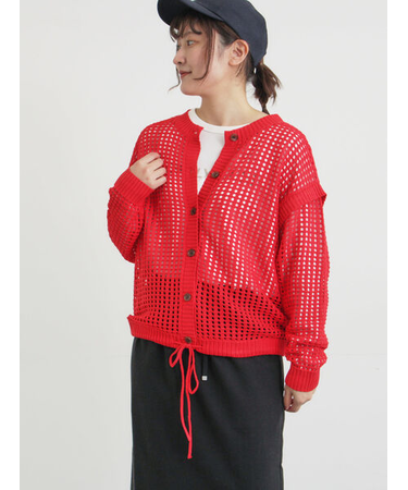 前後2WAY裾ドロストニット