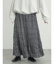 柄アソートワッシャーティアードスカート