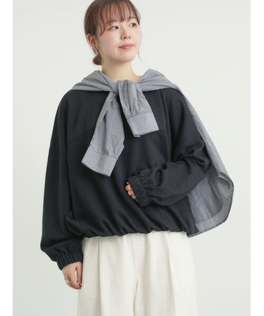 裾バルーン風スウェット