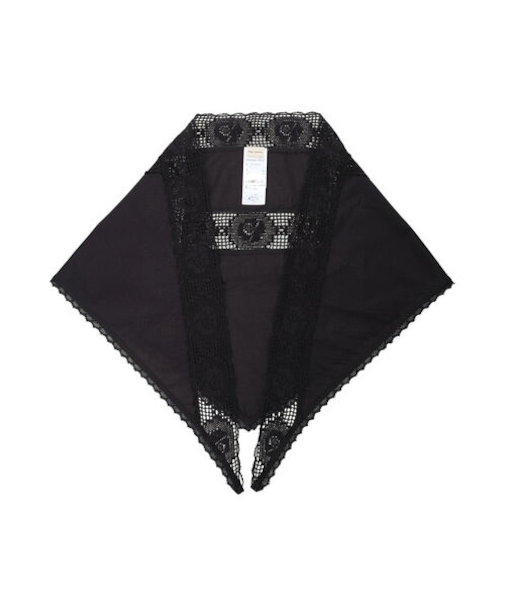 ローズ柄レースストール